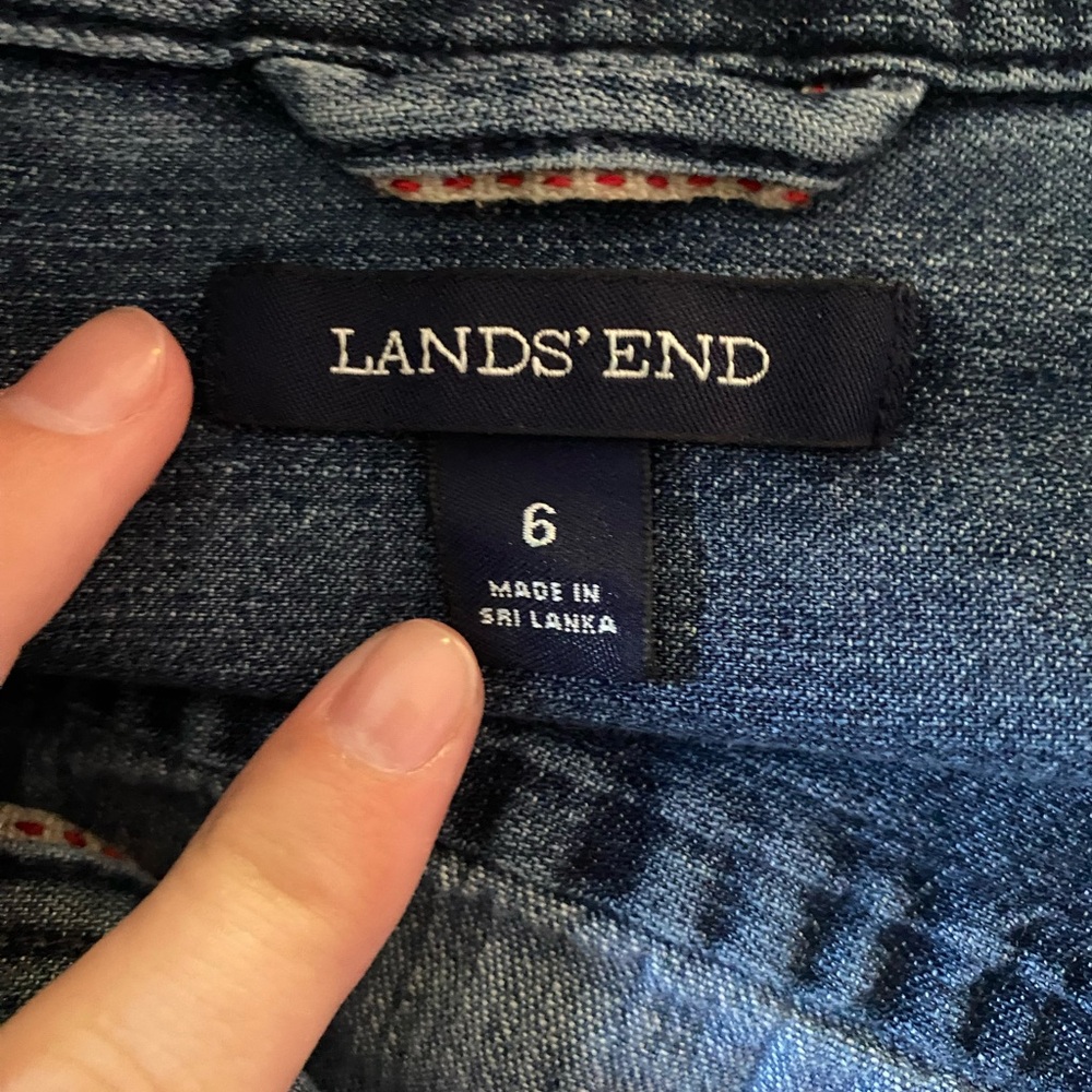 Denim Button Down - image 5